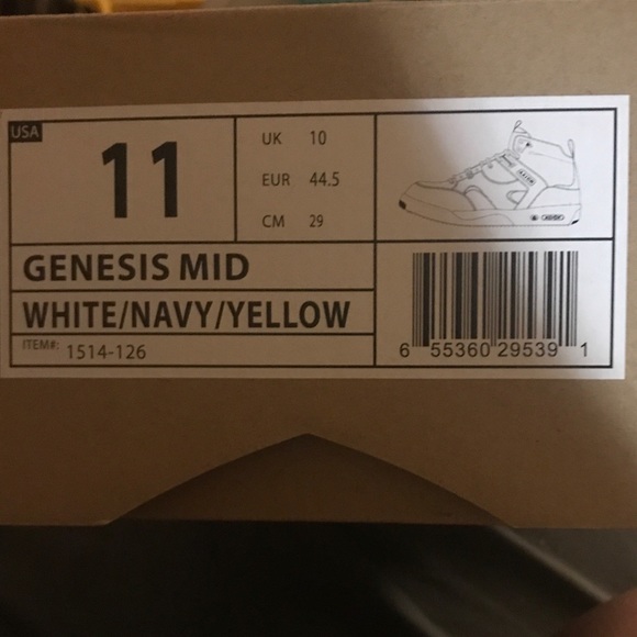 Vintage reissue Axion Genesis mid calf Skate shoes never worn, mint, size 11 men - Picture 3 of 12